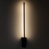 Applique LED simple moderne noir intérieur - 6 watts - 2700K