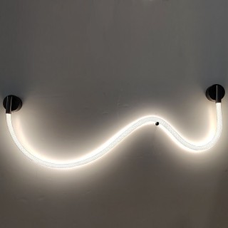 Applique LED murale 25W en corde tressée – Éclairage intérieur élégant – 3500K