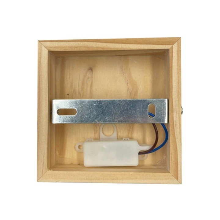 Applique murale en osier – Éclairage LED design naturel