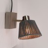 Applique tête de lit simple noir pour E14
