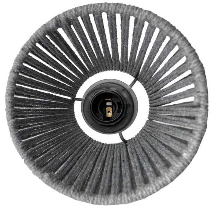 Applique murale LED E14 – Design corde et bois élégant