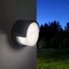 Applique murale ronde noir LED - 15W - CCT - IP65