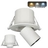 Spot LED 6W - PERISCOPIQUE ORIENTABLE - rond - CCT