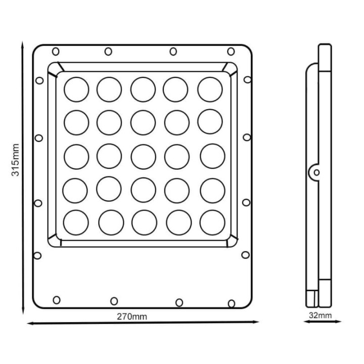 dimension-projo-led-osram-IP65