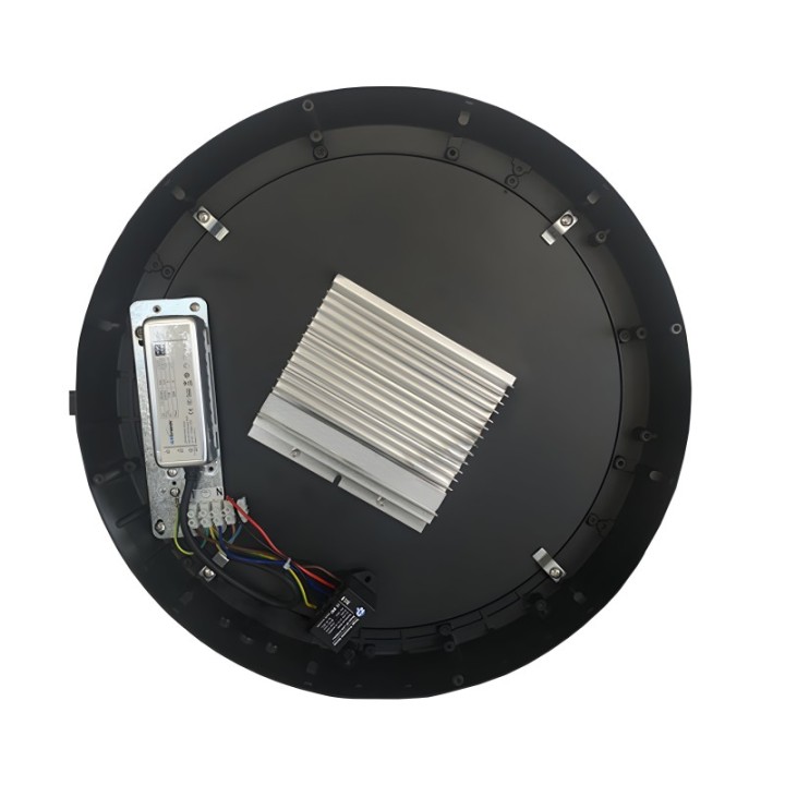 Réverbère LED 65W avec Bras Articulé |Demi dome| Éclairage Extérieur