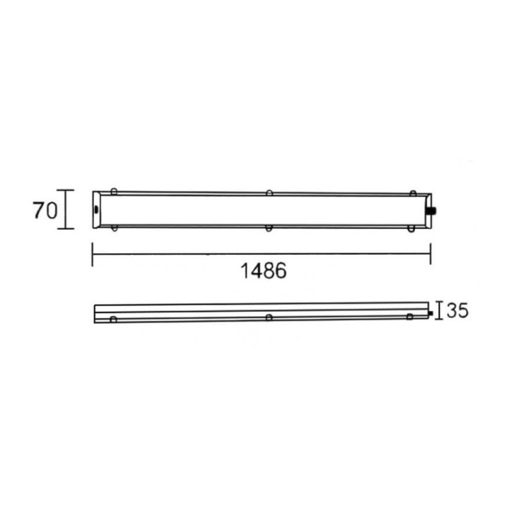 Réglette LED Linéaire 150 cm 50 Watts OSRAM | Éclairage Atelier & Garage