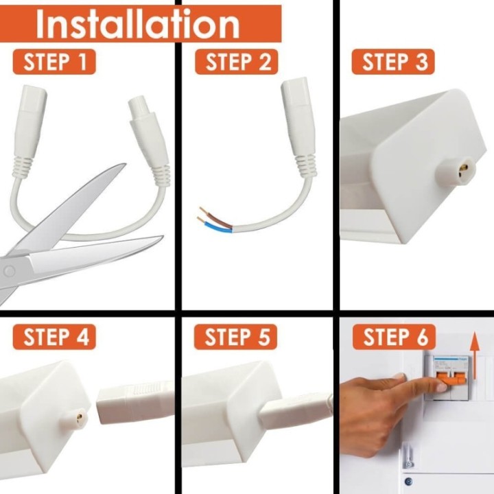 Réglette LED Linéaire 150 cm 50 Watts OSRAM | Éclairage Atelier & Garage