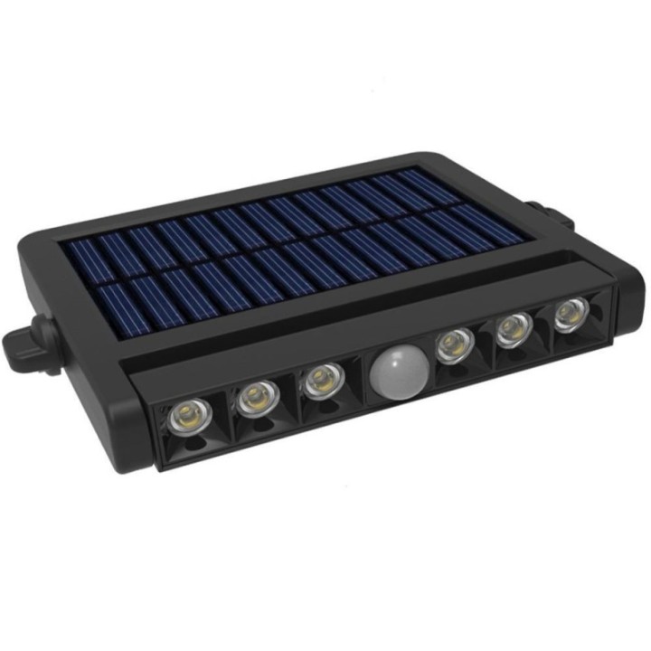 Projecteur solaire LED 5W orientable – 4000K – détecteur PIR – 4 modes