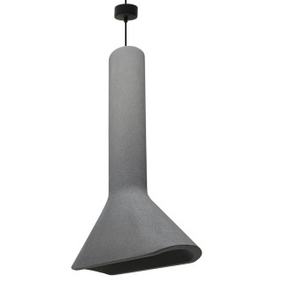 Lampe Suspendue Ovale en Béton | Design Industriel et Élégant -E14