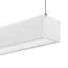 Linéaire LED de 2 mètres 72 watts blanc  - Blanc - Diffuseur Micro Prisme UGR17