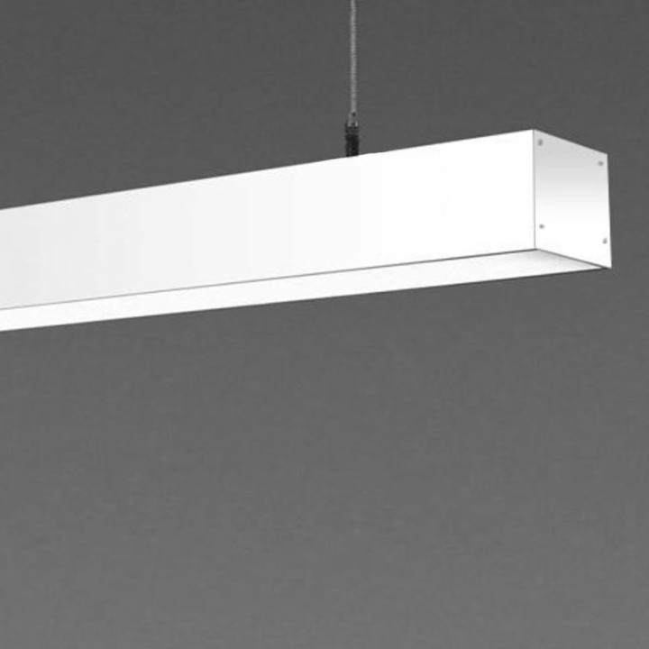 Lampe Linéaire LED 72W 2m Blanc | UGR17 | Installation en Suspension