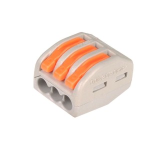 Connecteur Rapide - 3 entrées pour câble électrique - 0.08-4mm²