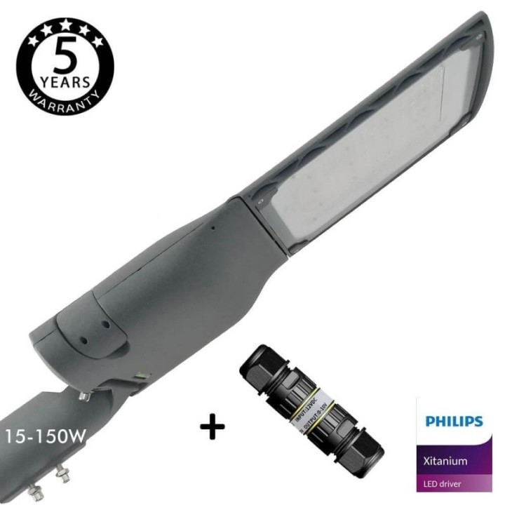 Réverbère LED 150W – Driver Philips – SMD5050 – 240lm/W – IP66