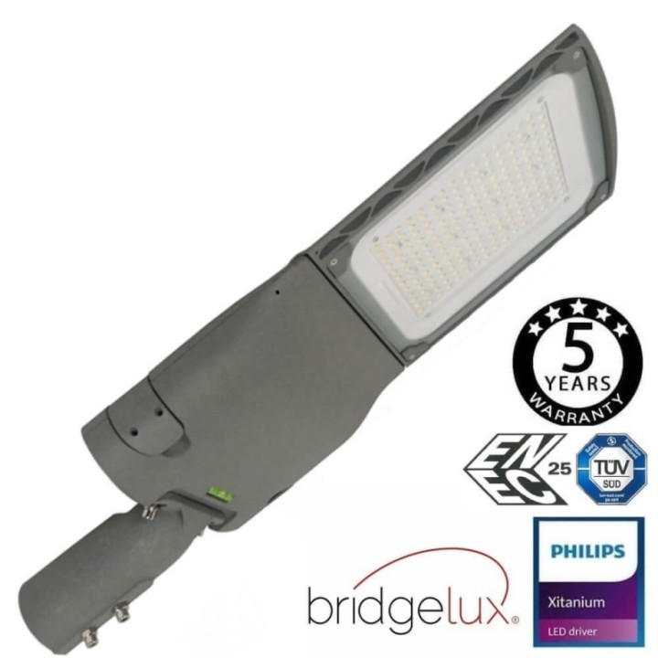 Réverbère LED 100W – Driver Philips – Très lumineux – 240lm/W – IP66