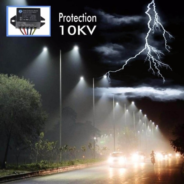 Réverbère LED 100W – Driver Philips – Très lumineux – 240lm/W – IP66