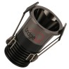 Mini spot LED 6W Chrome noir - Bridgelux - 40° - UGR11- CCT