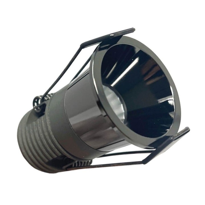 Mini spot LED 6W Chrome noir - Bridgelux - 40° - UGR11- CCT