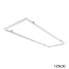 Cadre pour encastrer panneaux LED 120x30 cm