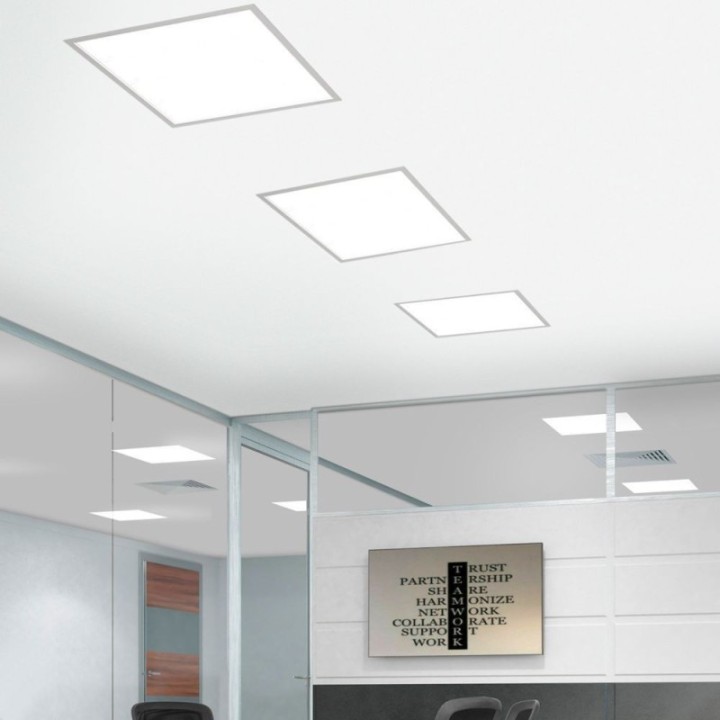 Cadre Encastré pour Panneaux LED 60x60 cm | Installation Facile & Design Élégant