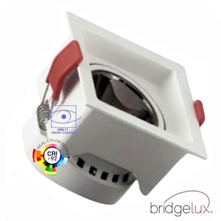 Spot LED carré Blanc 5W - 8W -12W  - ajustable - CCT- CRI+92