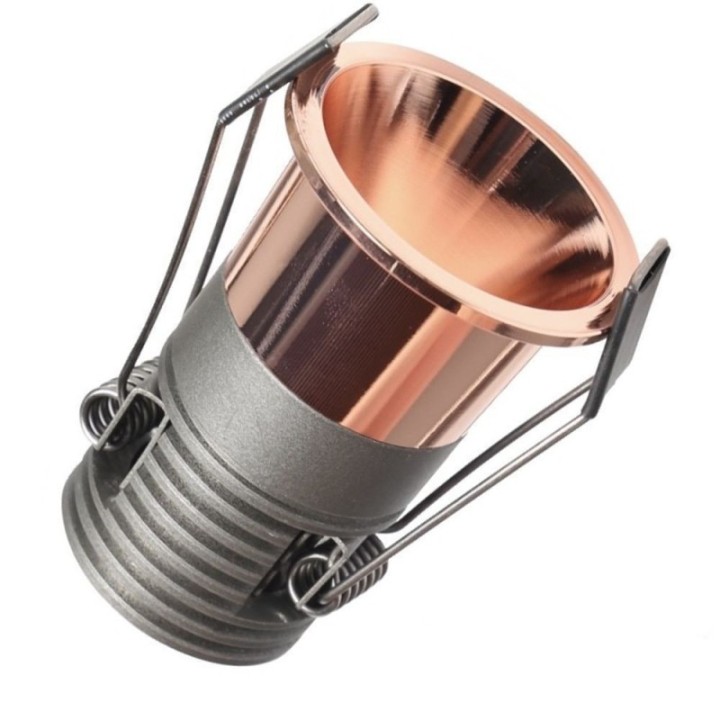 Mini spot LED 5W Cuivré - Bridgelux - 40° - UGR11 - CCT