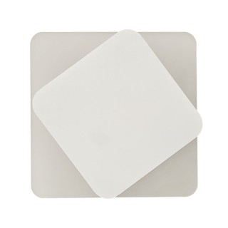 Applique murale blanche en verre