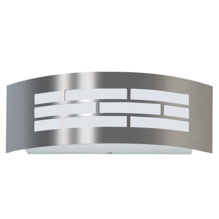 Applique murale LED E27 inox – Éclairage extérieur IP44