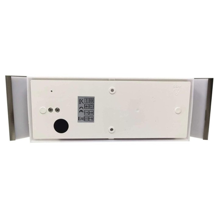Applique murale LED E27 inox – Éclairage extérieur IP44
