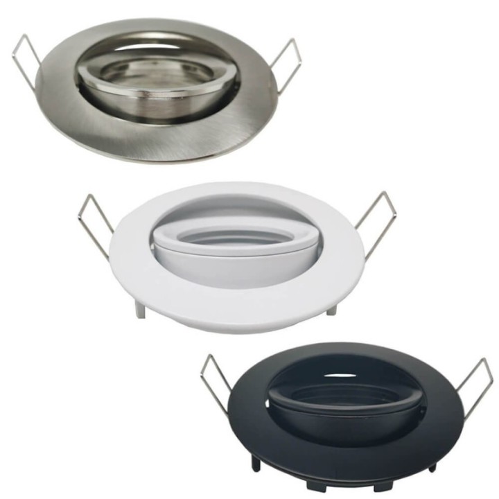 Anneau d'encastrement orientable Blanc GU10