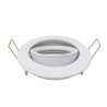 Anneau d'encastrement orientable Blanc GU10