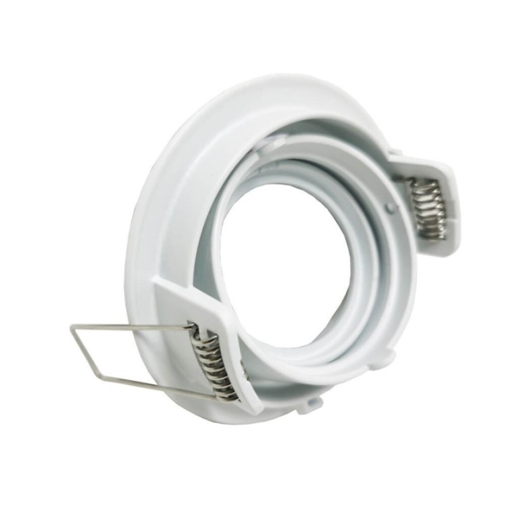 Anneau d'encastrement orientable Blanc GU10