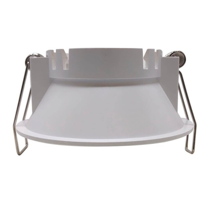 Collerette conique en argent miroir pour GU10