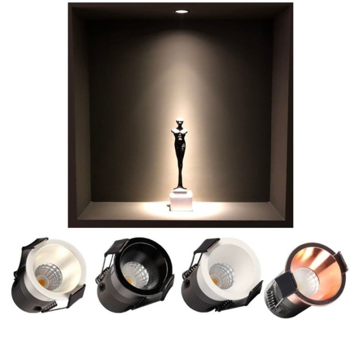 Mini spot LED 6W Blanc - Bridgelux - 40° - UGR11- CCT