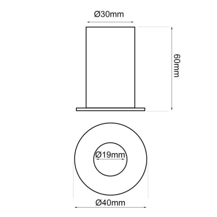 Mini spot LED 6W Blanc - Bridgelux - 40° - UGR11- CCT