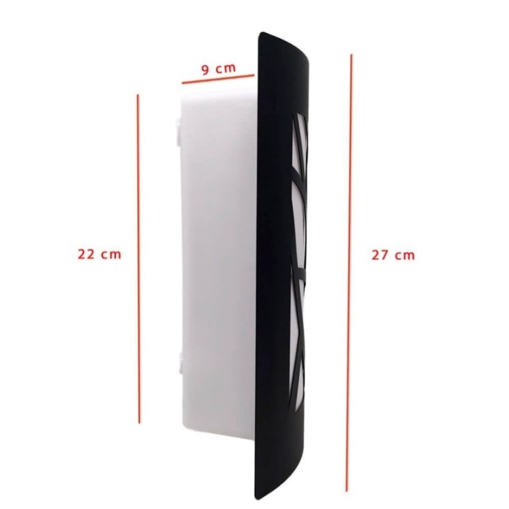 Applique LED E27 – Éclairage extérieur IP44 moderne