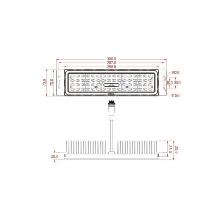 Module LED 50W - pour réverbères, éclairages de stades
