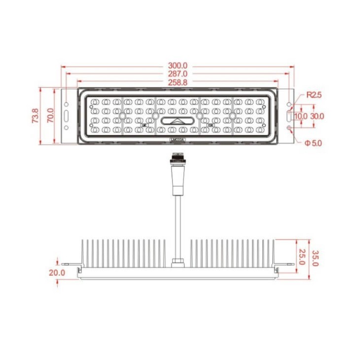 Éclairage de stade et terrain 200W - Drivers Philips – Haute luminosité