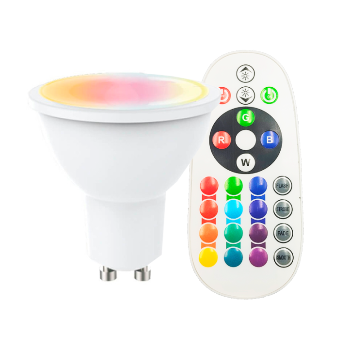 ampoule-led-gu10-eclairage-multicolore