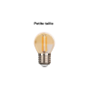 Ampoule LED E27 4 Watts Filament petite taille