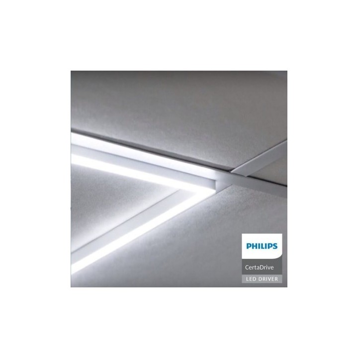 Cadre lumineux LED 60x60cm 40w pour faux plafond - Philips Drivers
