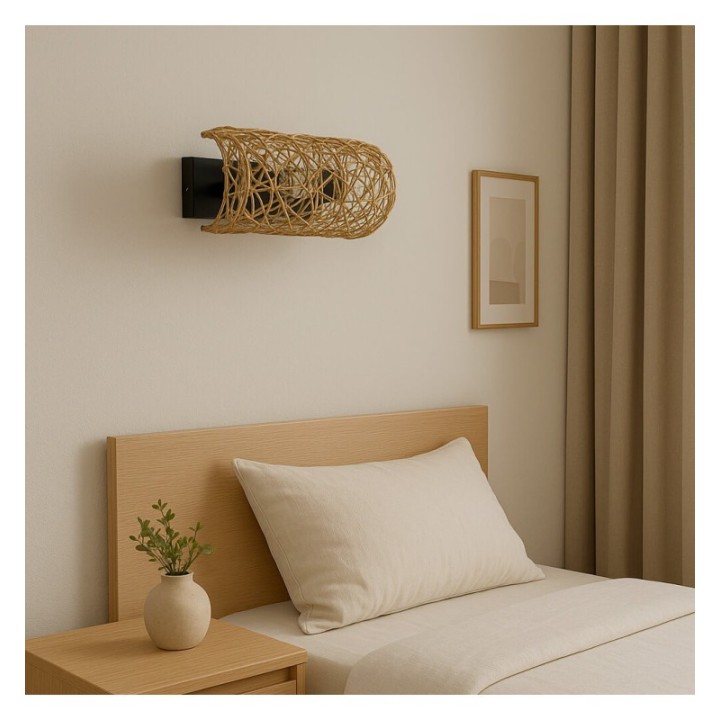 Applique murale LED - Éclairage cosy pour la chambre ou le salon.