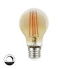 Ampoule LED filament 6W Vintage E27 80mm ambré
