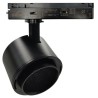 Spot LED 40W-28W Monophasé - Noir - Optique Réglable 24º-60º - CCT