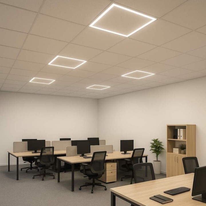 Cadre lumineux LED 60x60cm 40w pour faux plafond - Philips Drivers