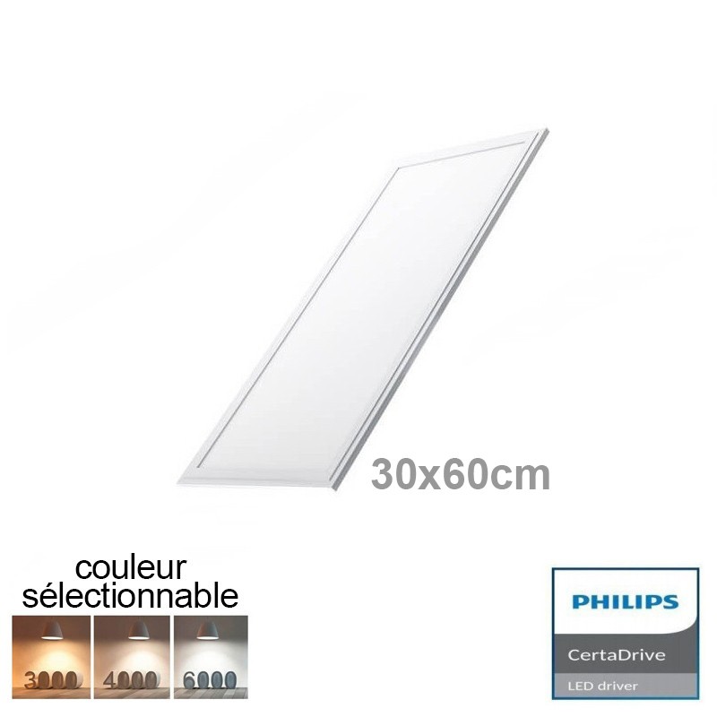 panneau led 30x60 cm