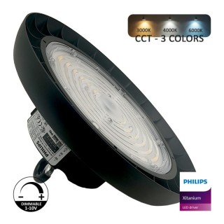 Cloche Industrielle LED 200W-160W-120w – Philips Xitanium – CCT – IP65