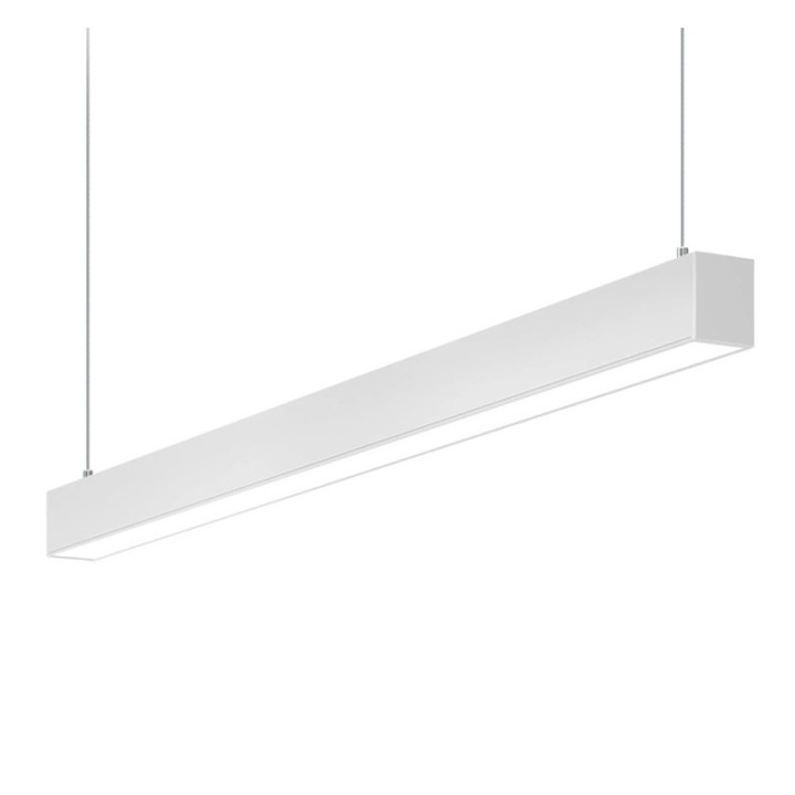 Linéaire suspendu 150 cm Blanc – 50W – 3CCT – Interconnectable